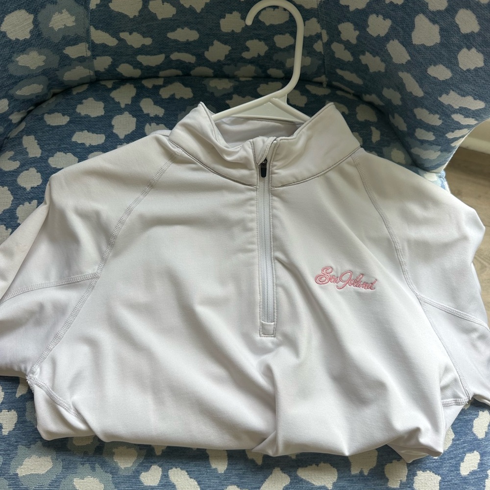 Wonder Nation White Quarter-Zip Pullover